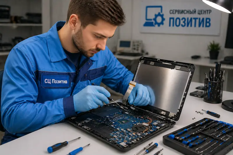 Ремонт шлейфа матрицы ноутбука в Светлом