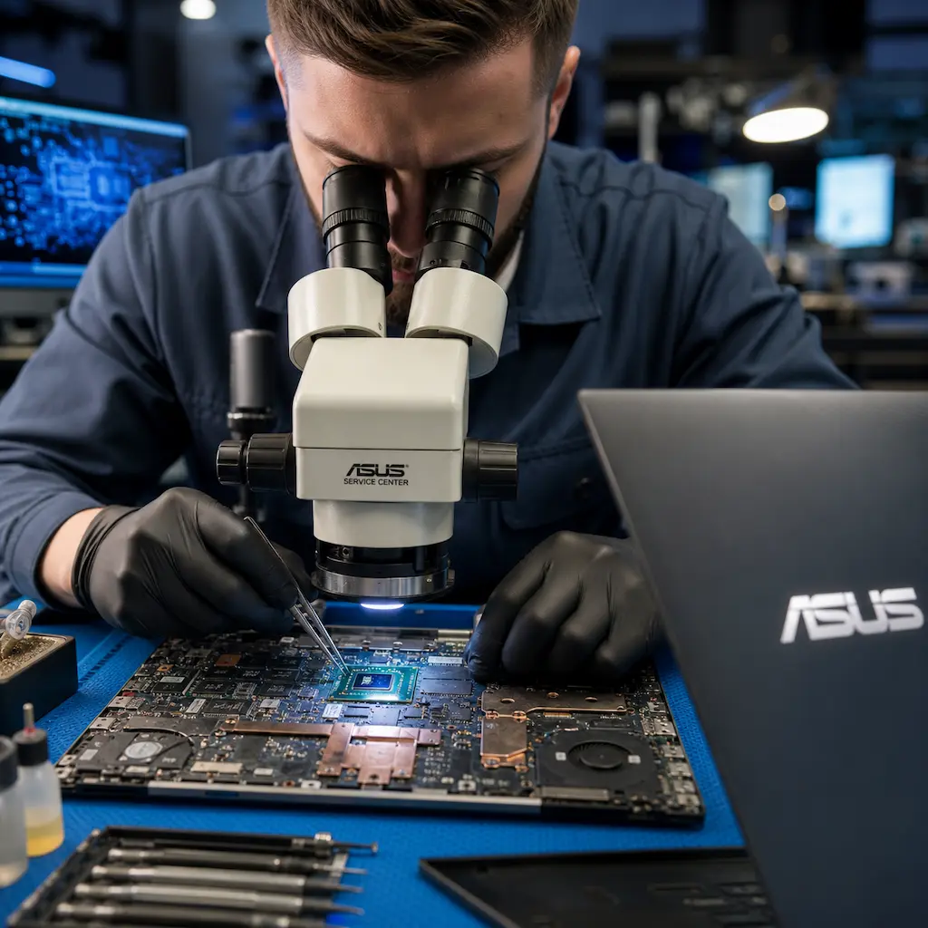 Замена видеокарты ноутбука Asus в Светлом