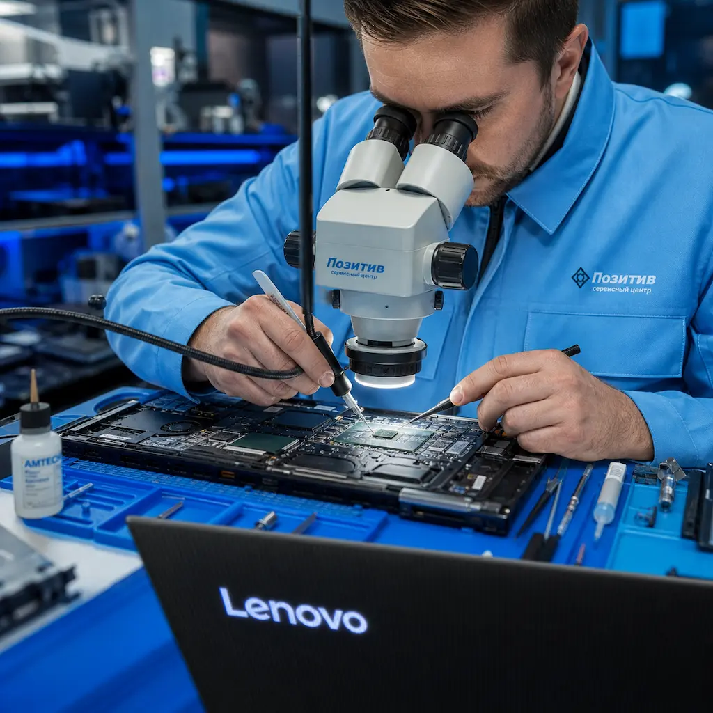 Замена видеокарты ноутбука Lenovo в Светлом