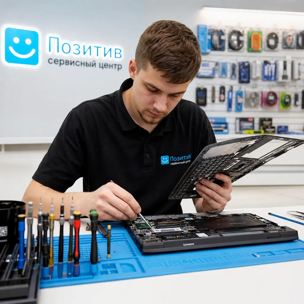 заменить клавиатуру на ноутбуке Lenovo в Светлом