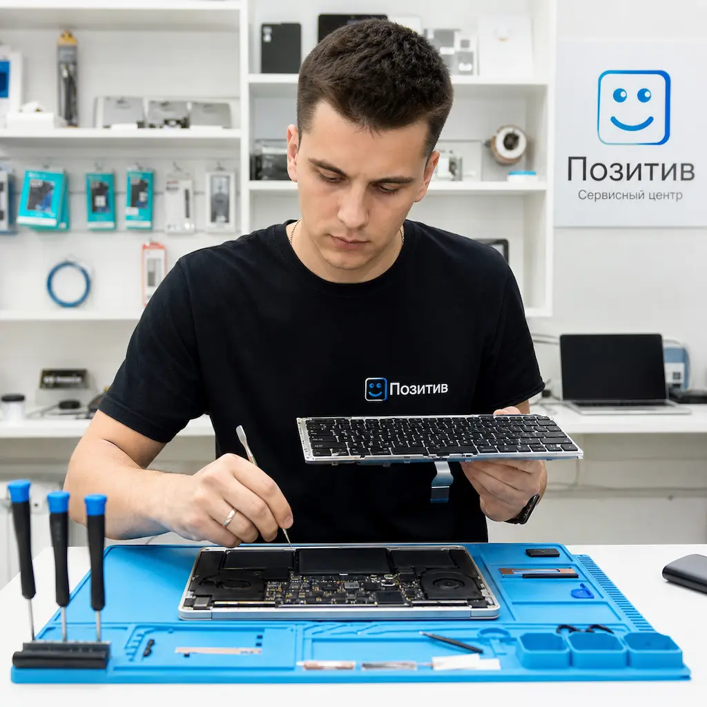 заменить клавиатуру на Apple Macbook в Светлом
