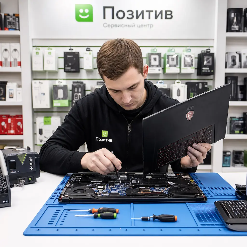 заменить клавиатуру на ноутбуке MSI в Светлом