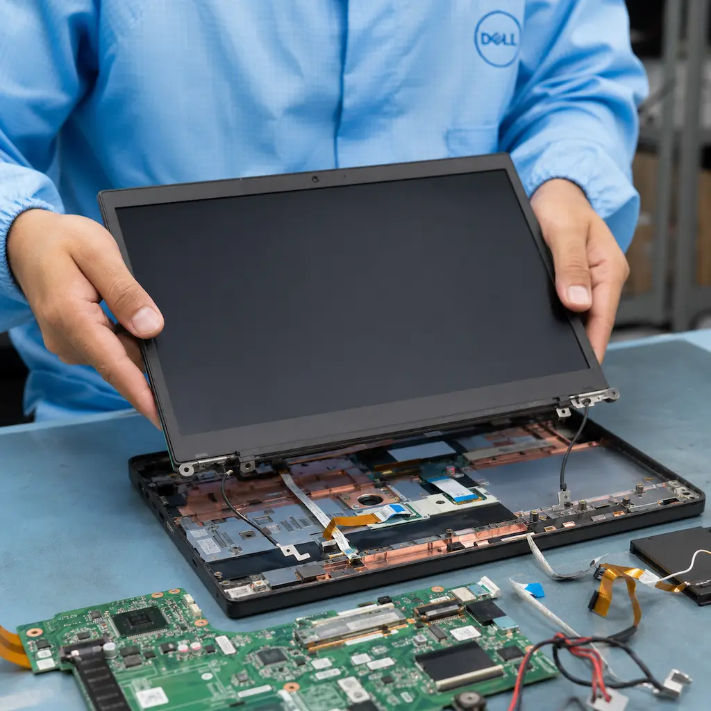 заменить матрицу ноутбука Dell в Светлом
