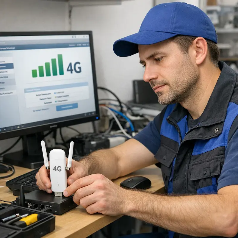 Настройка LTE модема в Светлом