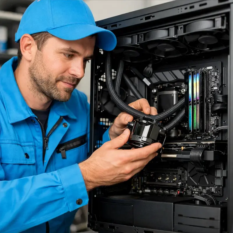 Установка СЖО на ПК в Светлом