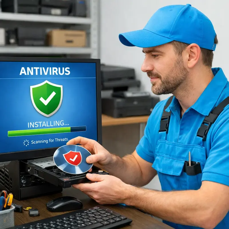 Установка антивируса в Светлом на дому