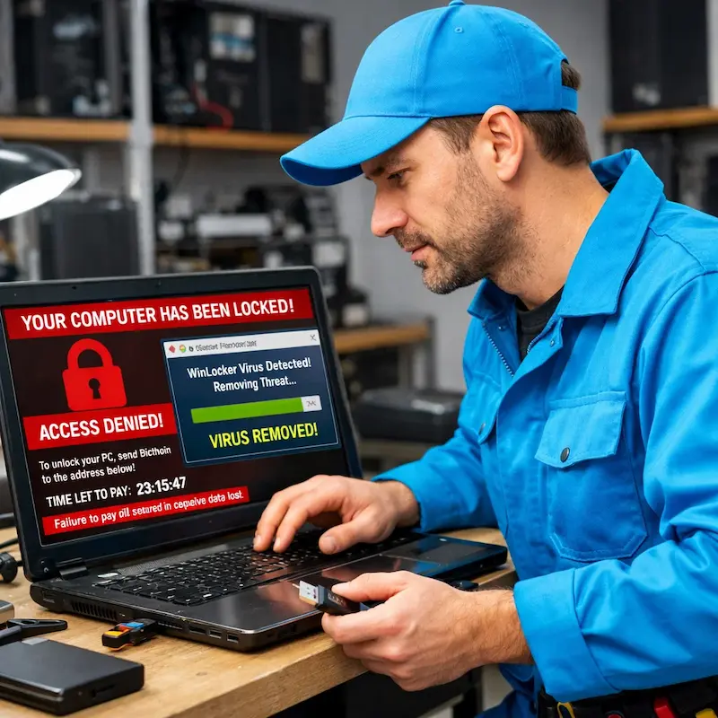 Поможем разблокировать компьютер и ноутбук в Светлом